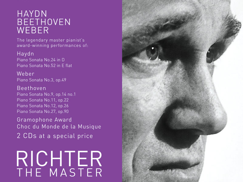 Richter plays Haydn/Weber/Beethoven