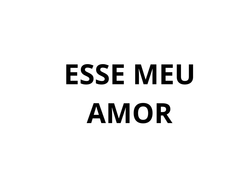 ESSE MEU AMOR (Single)