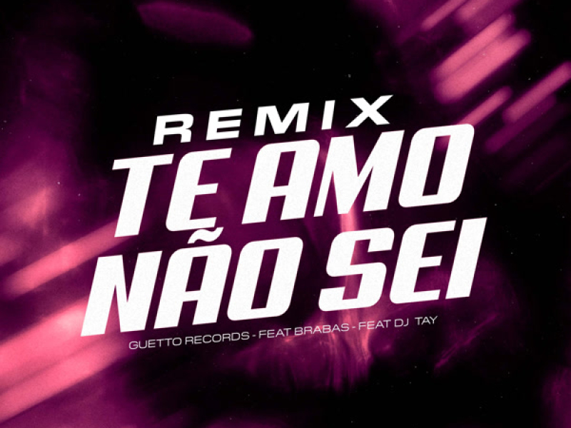 TE AMO NÃO SEI (Remix) (Single)