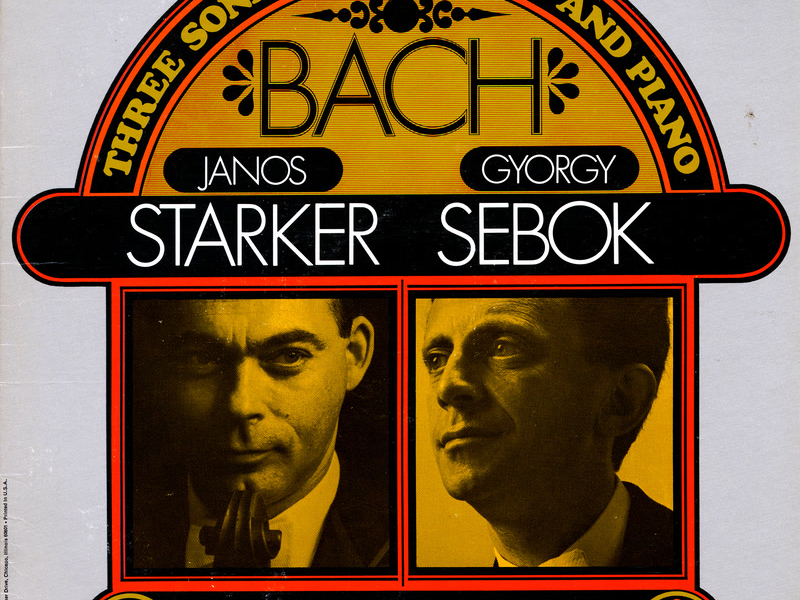 Bach: Three Sonatas for Cello and Piano (The Mercury Masters, Vol. 9)