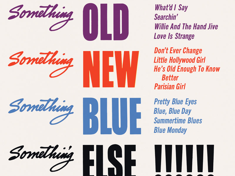 Something Old, Something New, Something Blue, Something Else