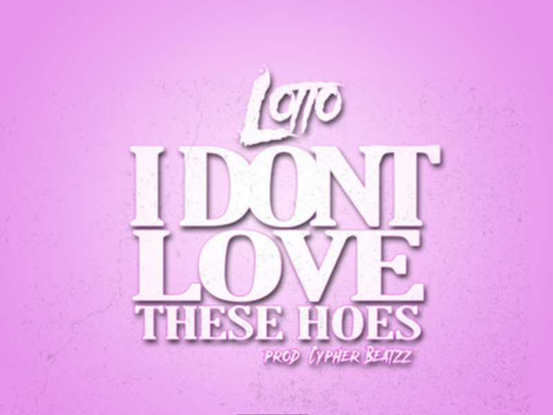 I Don't Love These Hoes (Single)
