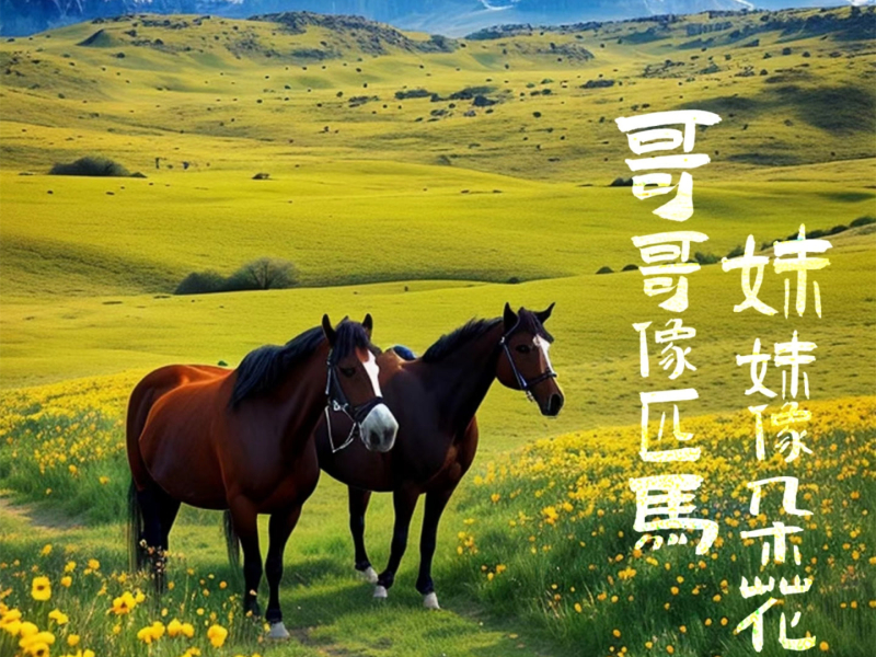 哥哥像匹马 妹妹像朵花 (Single)