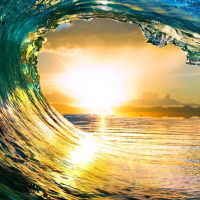 Ocean Waves on Tropical Island (Single)