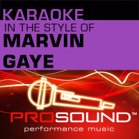 Karaoke - In the Style of Marvin Gaye (Professional Performance Tracks)