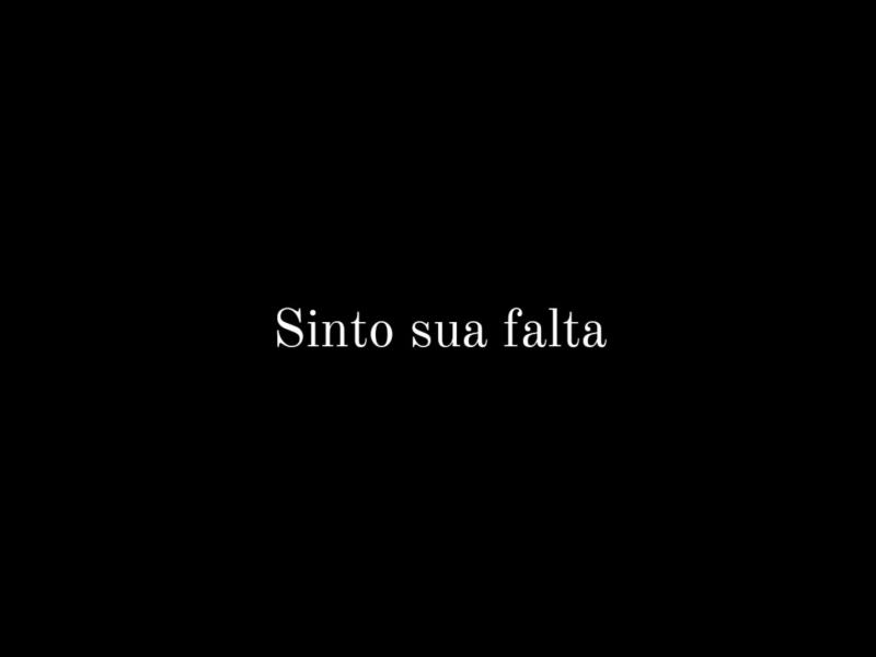 Sinto sua falta (Single)