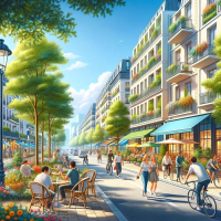 Refreshing Cityscape (Single)