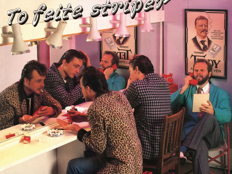 To feite striper Brylcreem