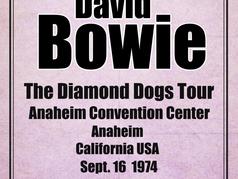 Anaheim Convention Center, CA, USA - 16th Sept1974 (Live from Anaheim Convention Center, California)