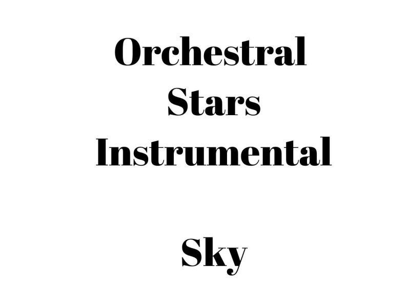 Orchestral Stars Instrumental (Single)