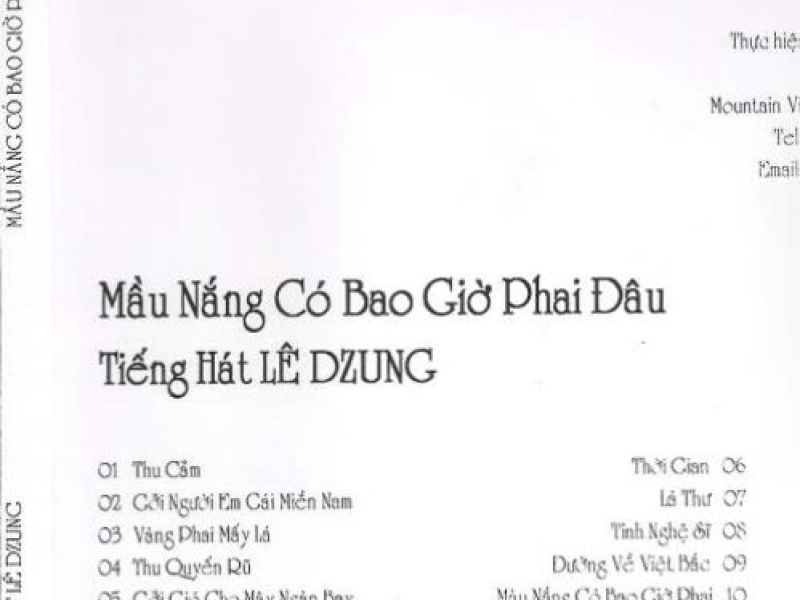 Màu Nắng Có Bao Giờ Phai Đâu