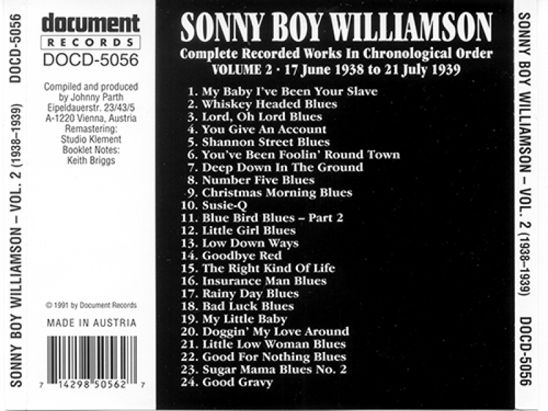 Complete Recorded Works volume 2 (CD1)