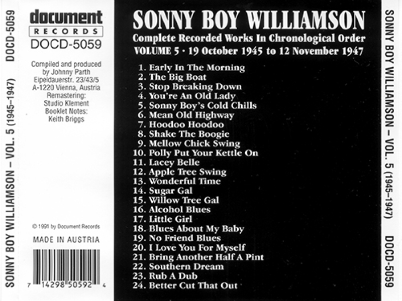 Complete Recorded Works volume 5 (CD1)