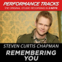 Remembering You (Performance Track In Key Of A With Background Vocals)